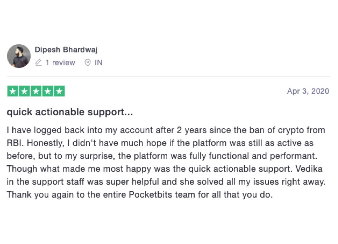 Buy, Sell & Hold 100+ cryptocurrencies in INR. - PocketBits